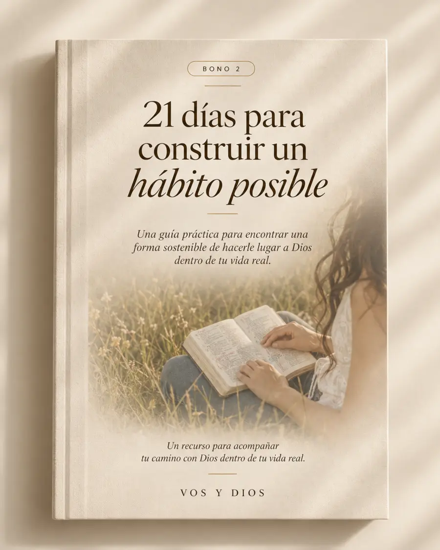 Portada del bono 21 días para construir un hábito posible