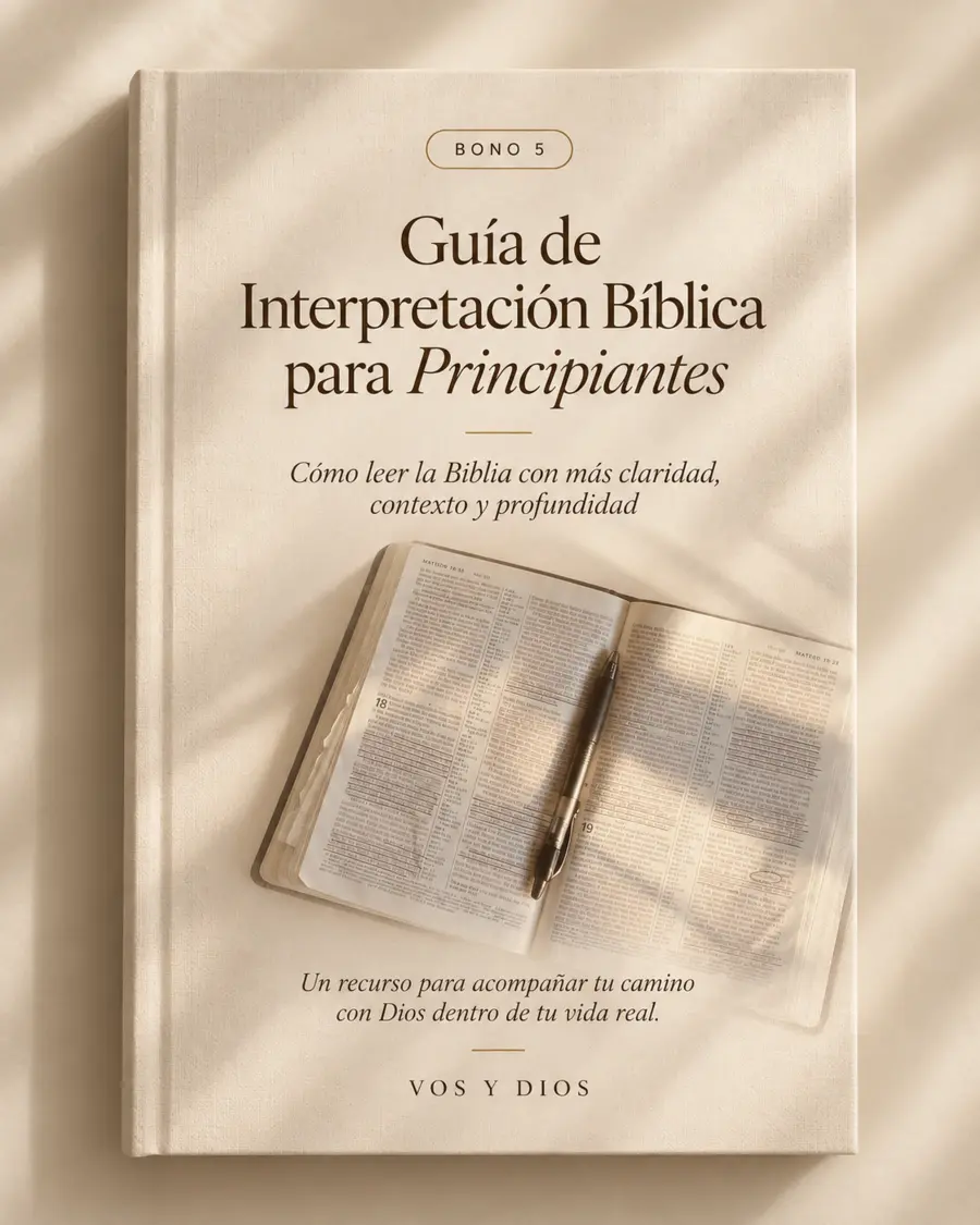 Portada del bono Guía de Interpretación Bíblica para Principiantes