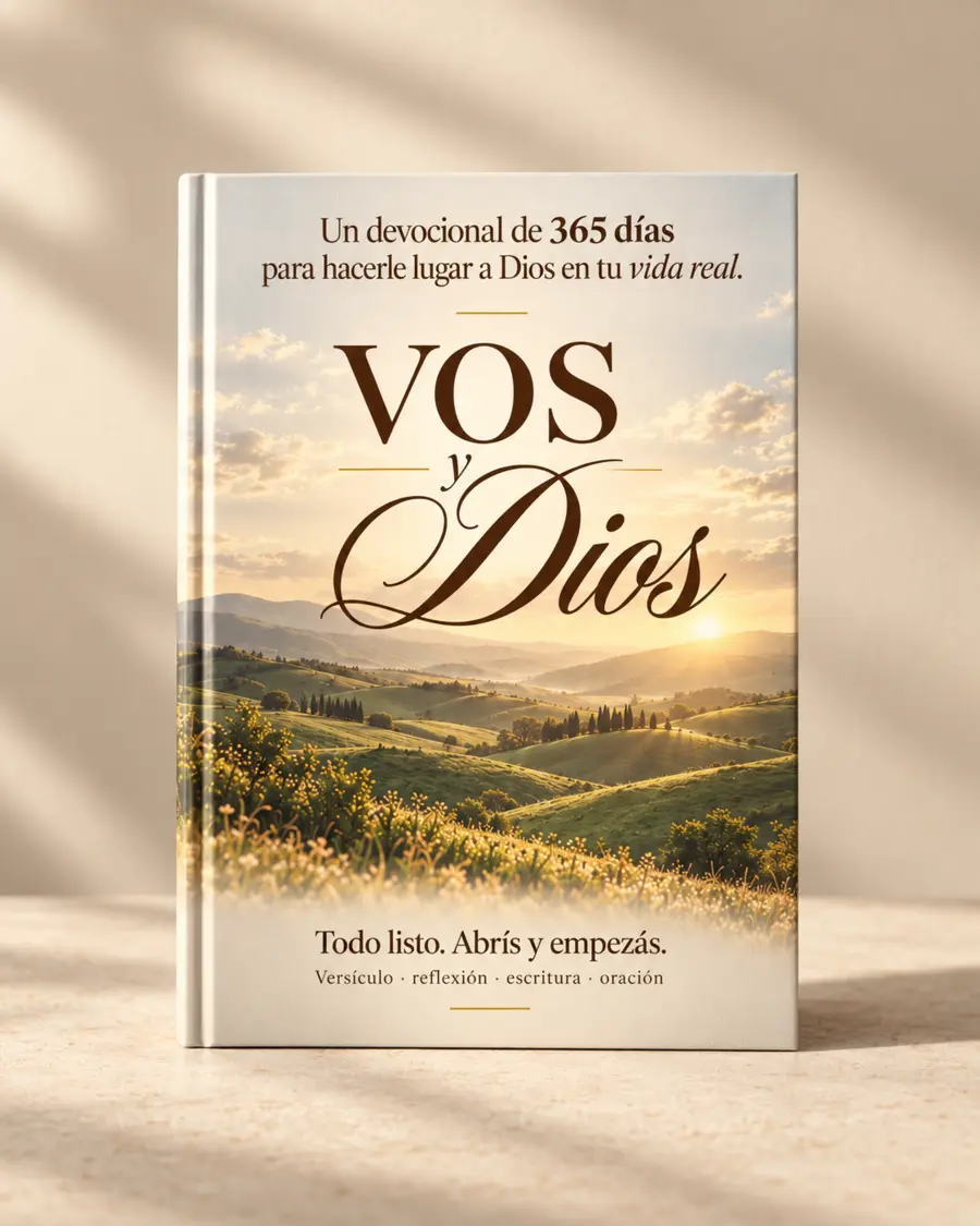 Portada del devocional Vos y Dios